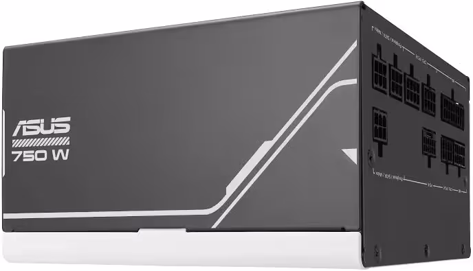 Alimentation PC modulaire ASUS PRIME 750W 80 PLUS Gold blanc et noir - image 3