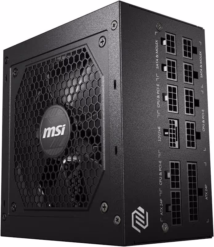 Alimentation PC modulaire MSI MAG A850GL PCIE5 850W 80 PLUS Gold noir - image 4