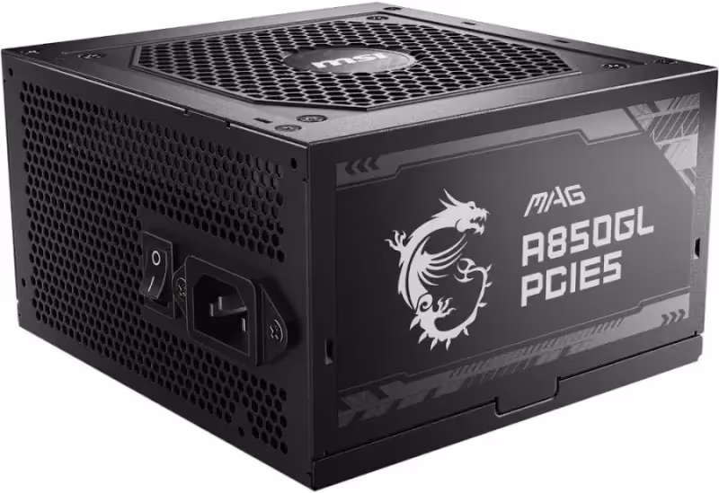 Alimentation PC modulaire MSI MAG A850GL PCIE5 850W 80 PLUS Gold noir - image 3