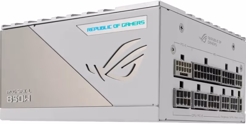 Alimentation PC modulaire ASUS ROG Loki SFX-L ARGB 850W 80 PLUS Platinum blanc - image 2