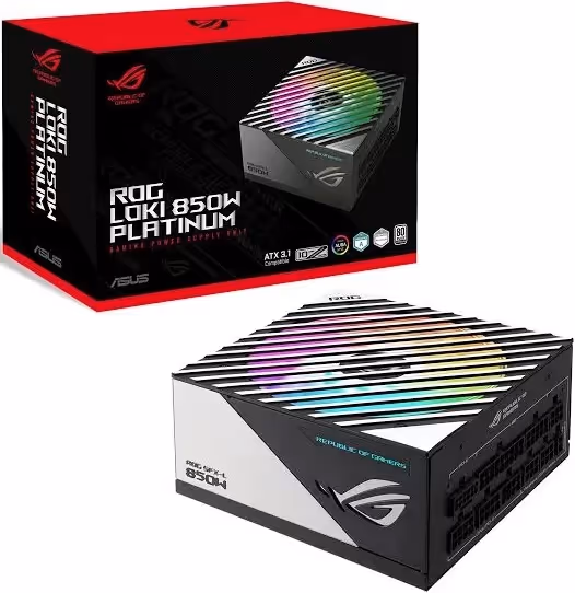 Alimentation PC modulaire ASUS ROG Loki SFX-L ARGB 850W 80 PLUS Platinum noir - image 5