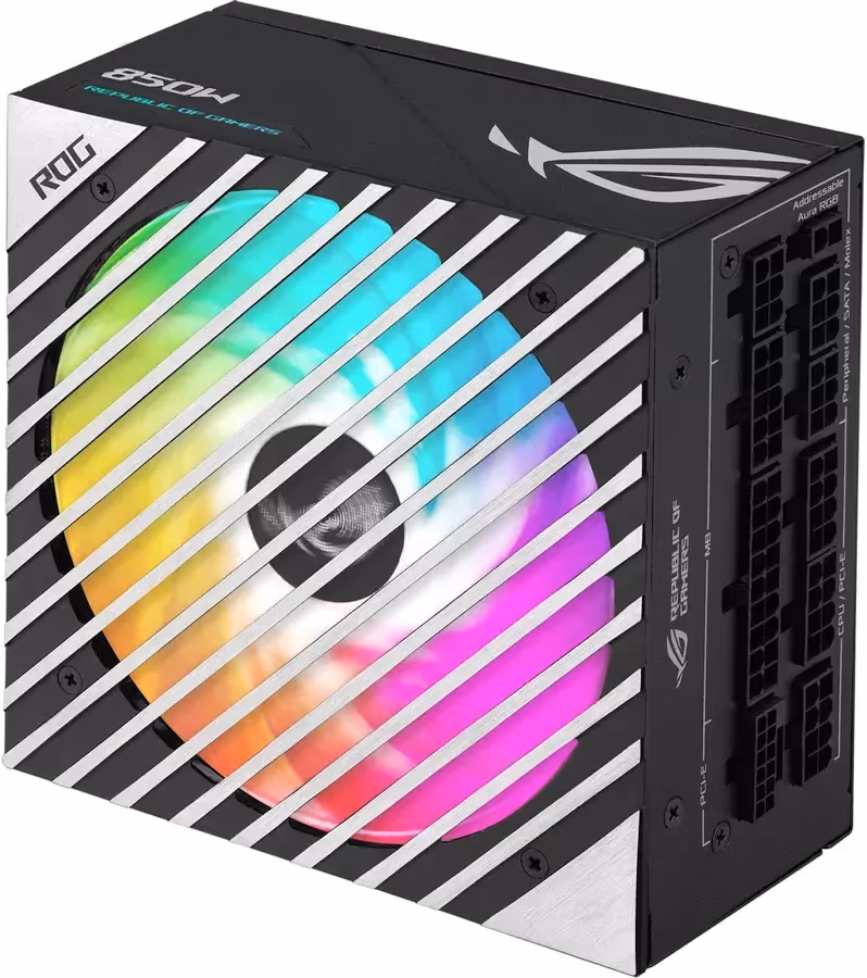 Alimentation PC modulaire ASUS ROG Loki SFX-L ARGB 850W 80 PLUS Platinum noir - image 4