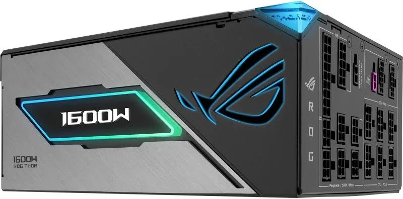Alimentation PC modulaire ASUS ROG Thor Platinum III ARGB 1600W 80 PLUS Platinum noir et gris - image 4