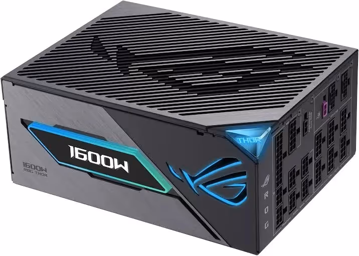 Alimentation PC modulaire ASUS ROG Thor Platinum III ARGB 1600W 80 PLUS Platinum noir et gris - image 3