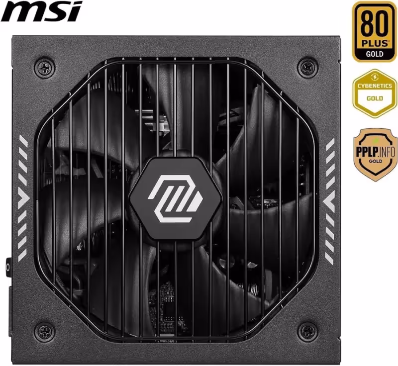 Alimentation PC modulaire MSI MAG A750GLS PCIE5 750W 80 PLUS Gold noir - image 3