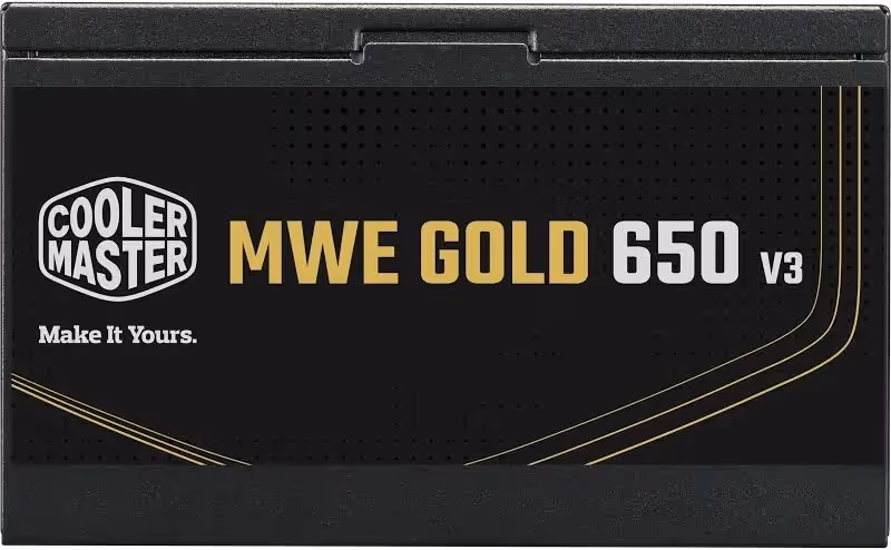 Alimentation PC non modulaire Cooler Master MWE V3 650W 80 PLUS Gold noir - image 2