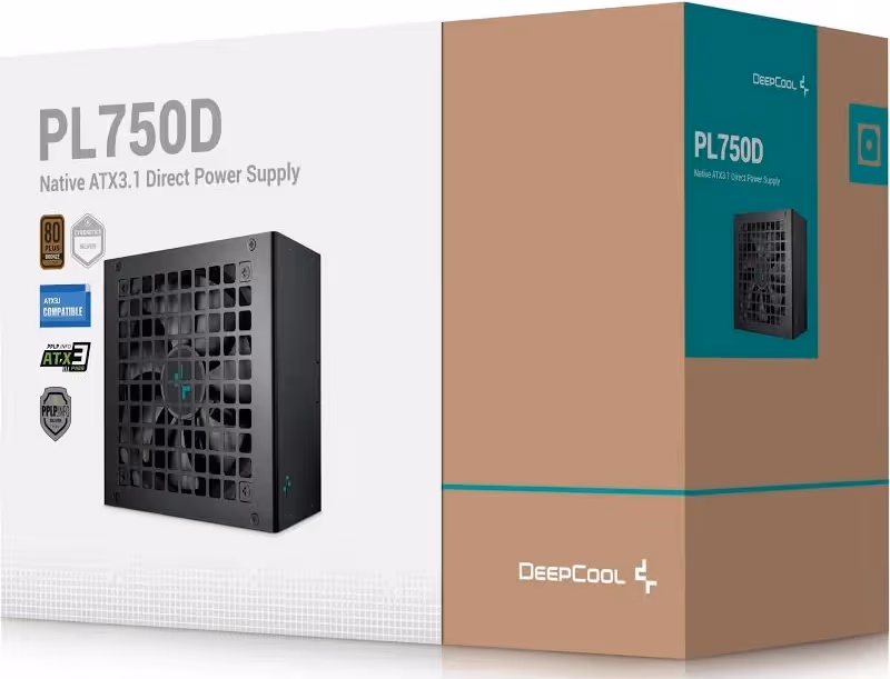 Alimentation PC non modulaire DeepCool PL750D 750W 80 PLUS Bronze noir - image 3