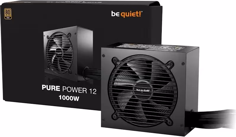 Alimentation PC non modulaire Be Quiet Pure Power 12 1000W 80 PLUS Gold Noir - image 3