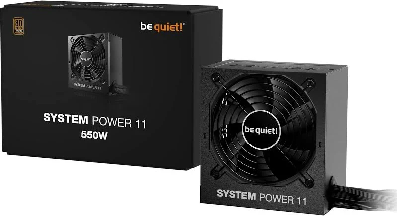 Alimentation PC semi modulaire Be Quiet System Power 11 550W 80 PLUS Bronze Noir - image 2