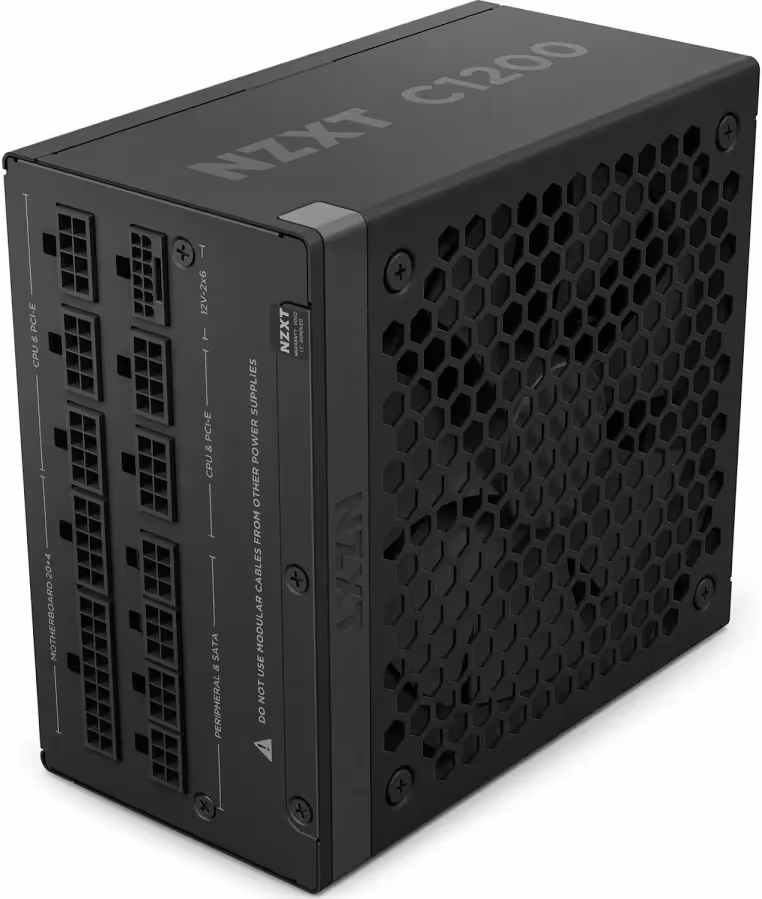 Alimentation PC modulaire Nzxt C1200 1200W 80 PLUS Gold Noir - image 2