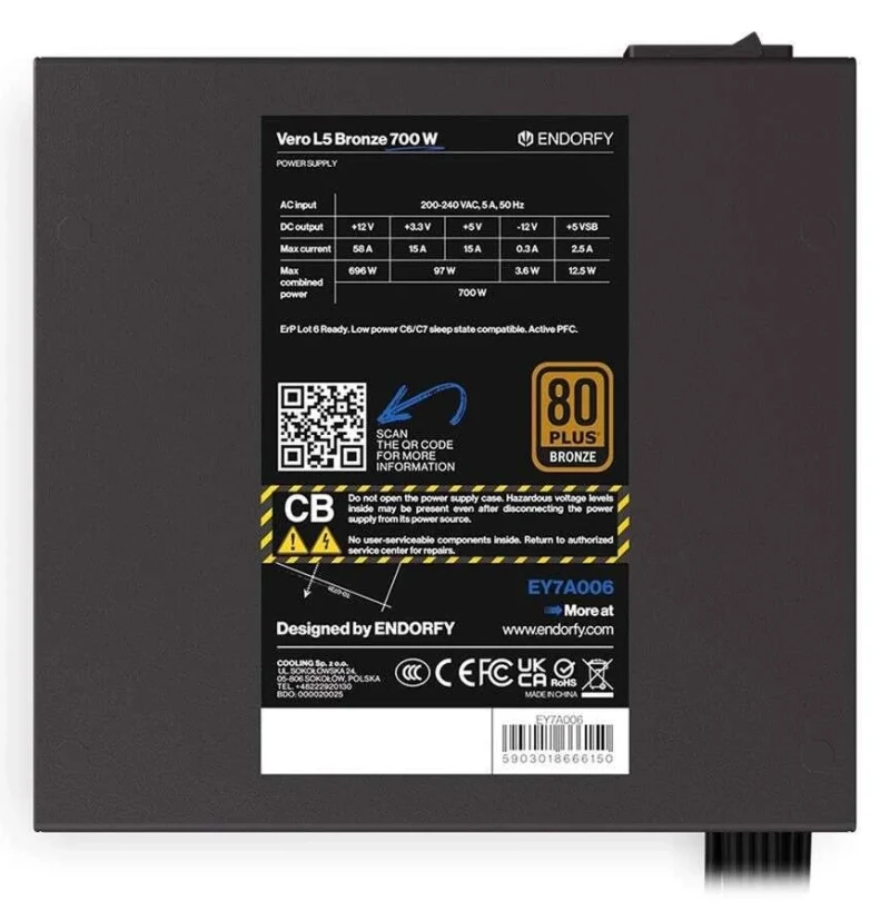 Vero L5 Bronze alimentation  700 watt - image 2