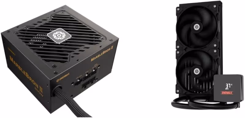 MARBLEBRON II + Liqmax IV 240 mm Bundle bundle modulaire 850 watt - image 5