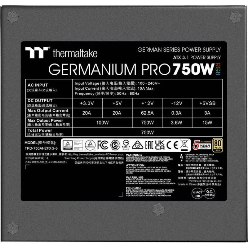 Germanium Pro RGB alimentation  modulaire 750 watt - image 4