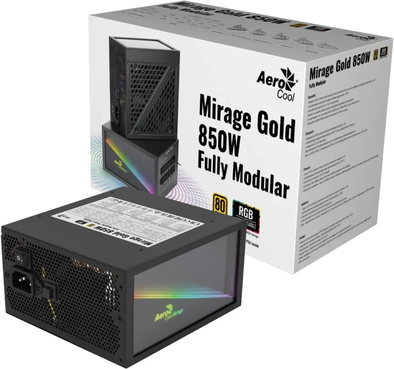 Aerocool Mirage Gold 850W 80 Plus Or Modulaire - image 3