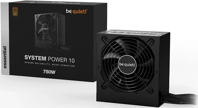 be quiet! System Power 10 unité d'alimentation d'énergie 750 W 20+4 pin ATX ATX Noir - image 3