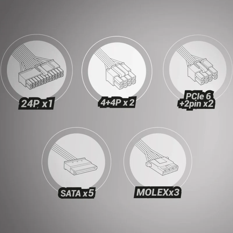 Tacens Radix VII AG 700M 700W 80 Plus Argent Modulaire - image 4