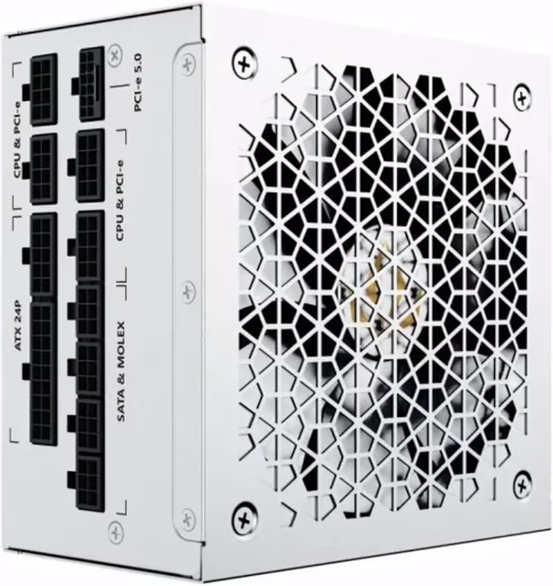 Forgeon Bolt PSU 1000W Gold Full Modular Blanc - image 3