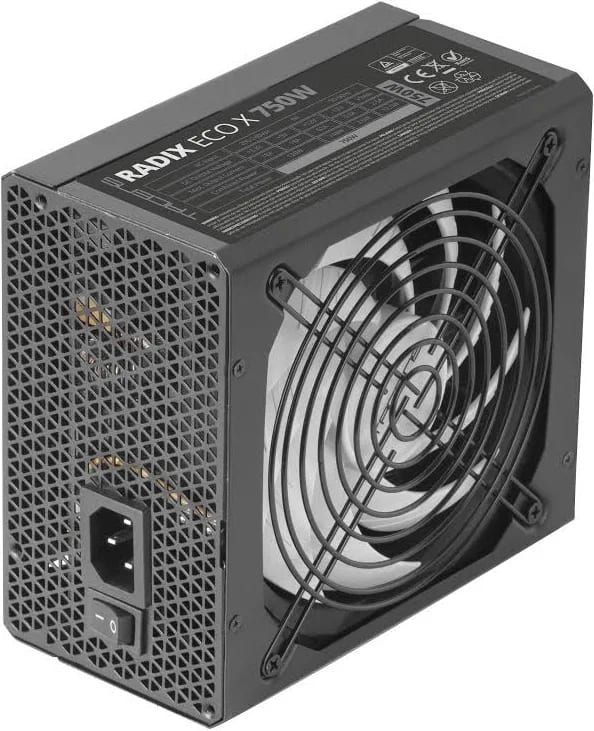 Tacens RADIX ECO X 750 Alimentation ATX 750W 6 ans de garantie 87% SMD DC-DC AI-RPM FDB Noir - image 2