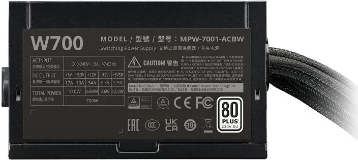 Bloc d'alimentation Cooler Master 700 W certifié 80 PLUS Elite NEX Blanc modulaire Blanc - image 4