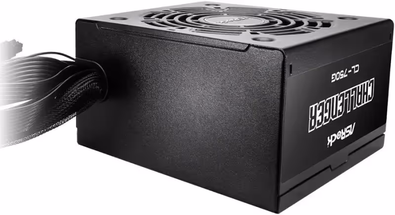 Bloc d'alimentation Asrock 750 W, certification 80 PLUS Gold, Challenger CL-750G, protection avancée - image 4