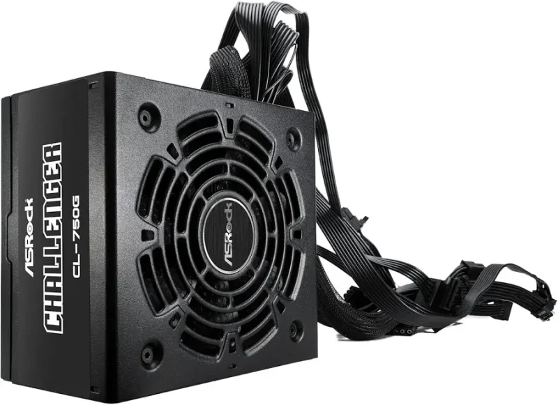 Bloc d'alimentation Asrock 750 W, certification 80 PLUS Gold, Challenger CL-750G, protection avancée - image 2
