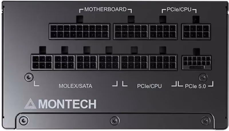 Montech Titan PLA 850W Bloc d'Alimentation Haute Performance Fiabilité Énergétique - image 2