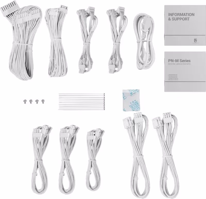 Alimentation DeepCool 850W Certification 80+ Gold PN850M Full Modulaire Blanche - image 5