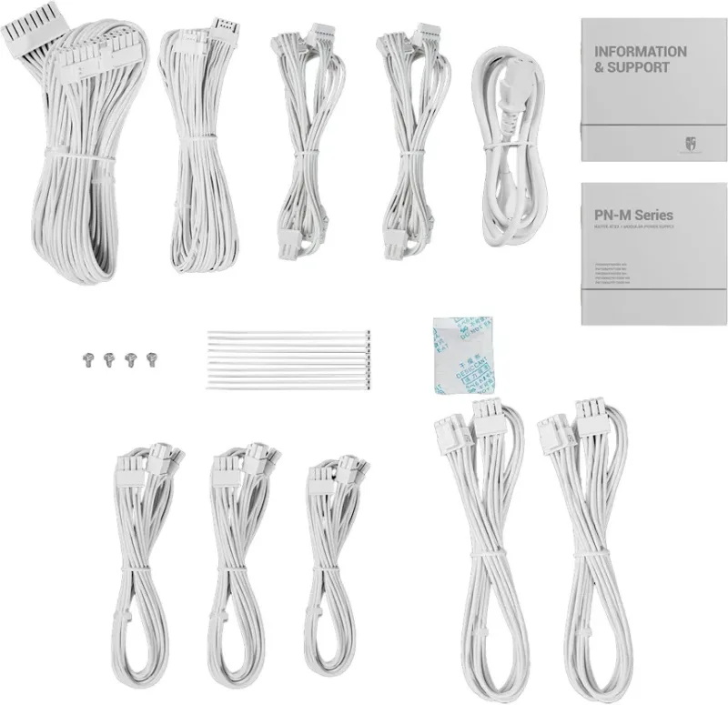 Alimentation DeepCool 850W Certification 80+ Gold PN850M Full Modulaire Blanche - image 5