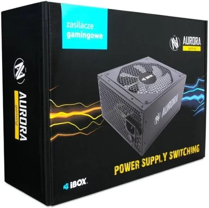 Source d'alimentation iBox 700W ATX Aurora Protections multiples Ventilateur 14 cm - image 2