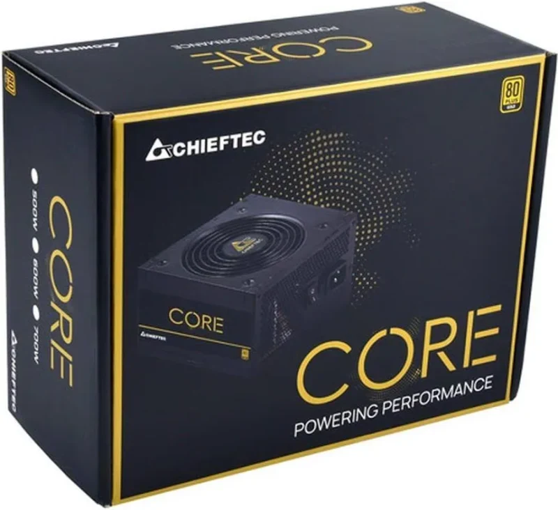Alimentation Chieftec Core BBS-600S 600W 80 PLUS Gold refroidissement actif - image 3