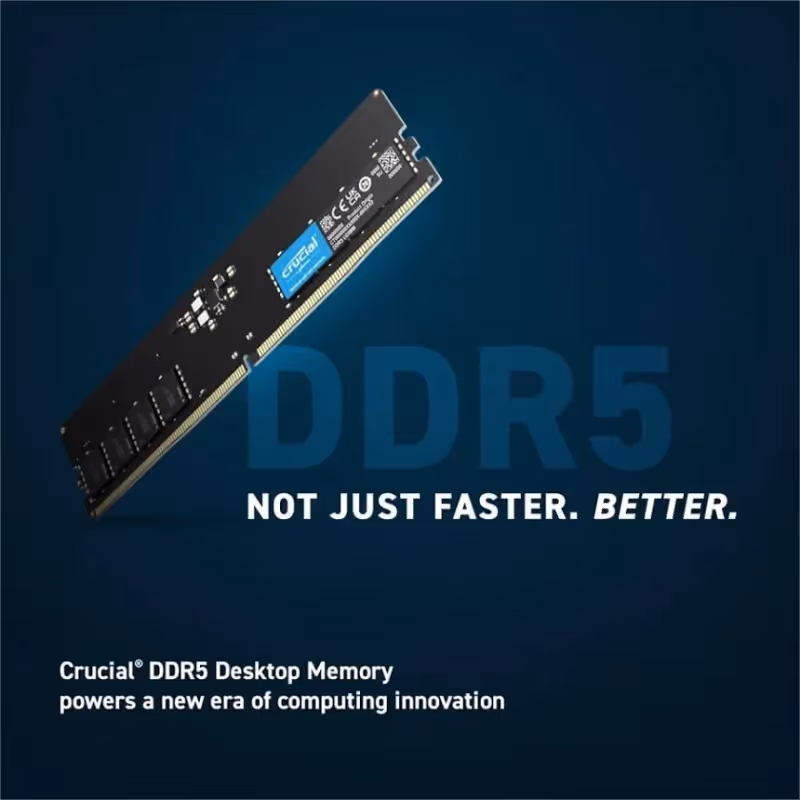 Crucial 16 Go DDR5 4800 MHz - vue 2
