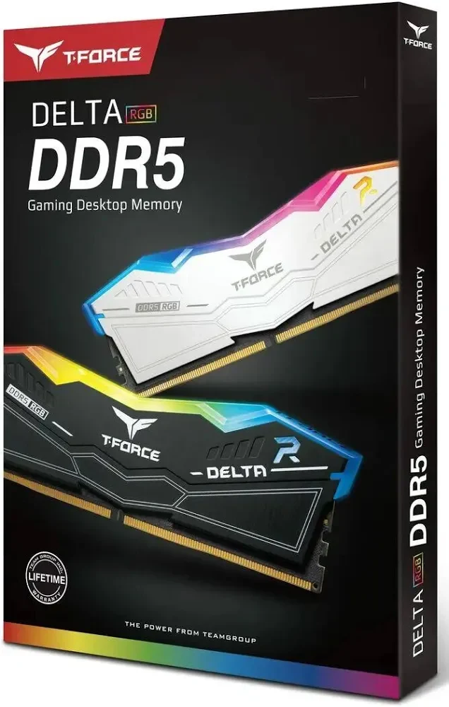 Team Group Delta RGB 32 Go Kit 2x16Go DDR5 6400 MHz - vue 3