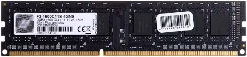 G.Skill Value 4 Go DDR3 1600 MHz - vue 4