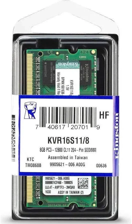 Kingston ValueRAM 8 Go DDR3 1600 MHz - vue 4