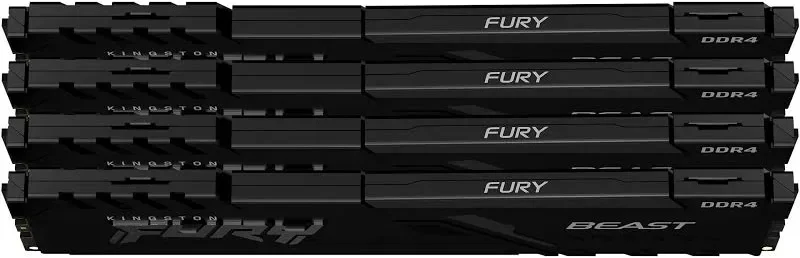 Kingston FURY Beast 128 Go Kit 4x32Go DDR4 3200 MHz - vue 2