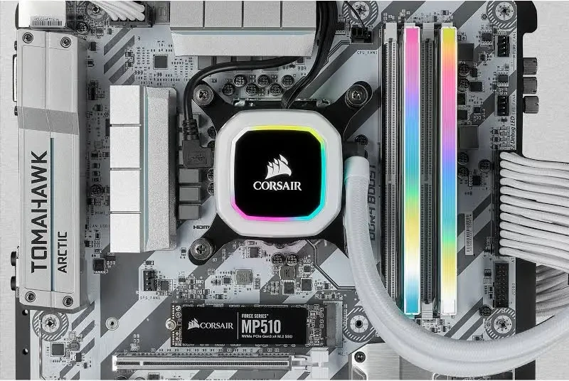 Corsair Vengeance RGB Pro SL 32 Go Kit 4x8Go DDR4 3200 MHz RGB - vue 4