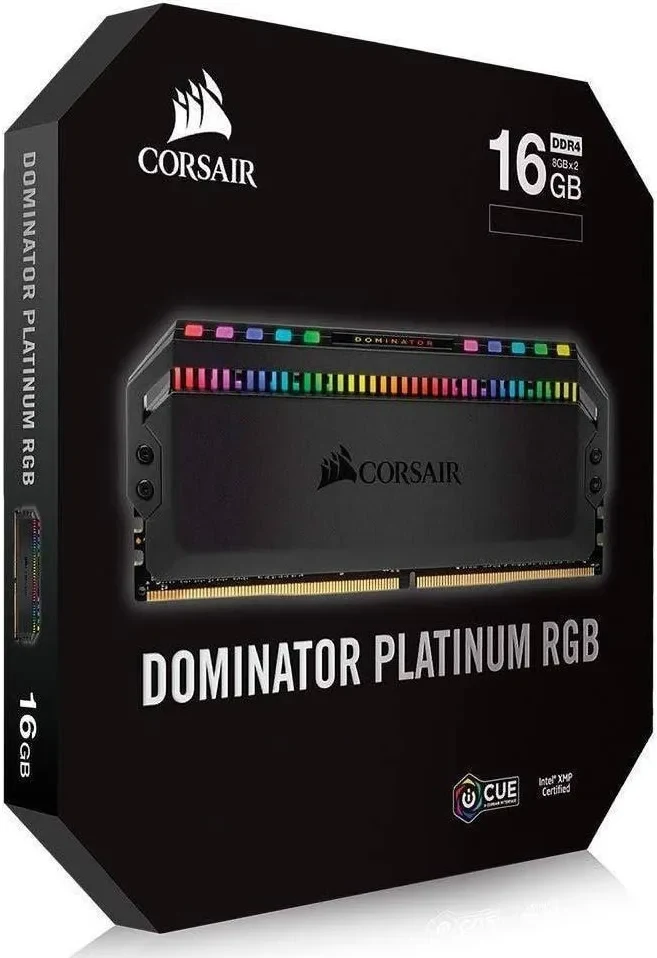 Corsair Dominator Platinum RGB 16 Go Kit 2x8Go DDR4 3200 MHz - vue 3