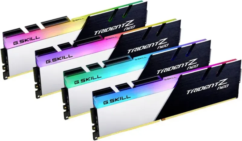 G.Skill Trident Z Neo 64 Go Kit 4x16Go DDR4 3200 MHz - vue 5