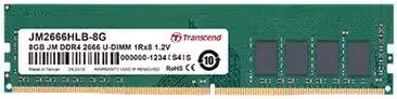 Transcend JetRam 8 Go DDR4 2666 MHz - vue principale