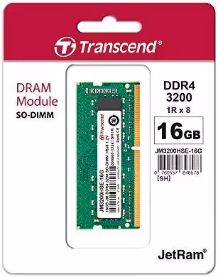 Transcend JetRam 16 Go DDR4 3200 MHz - vue 3