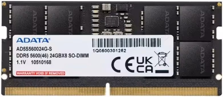 ADATA 24 Go DDR5 5600 MHz - vue principale