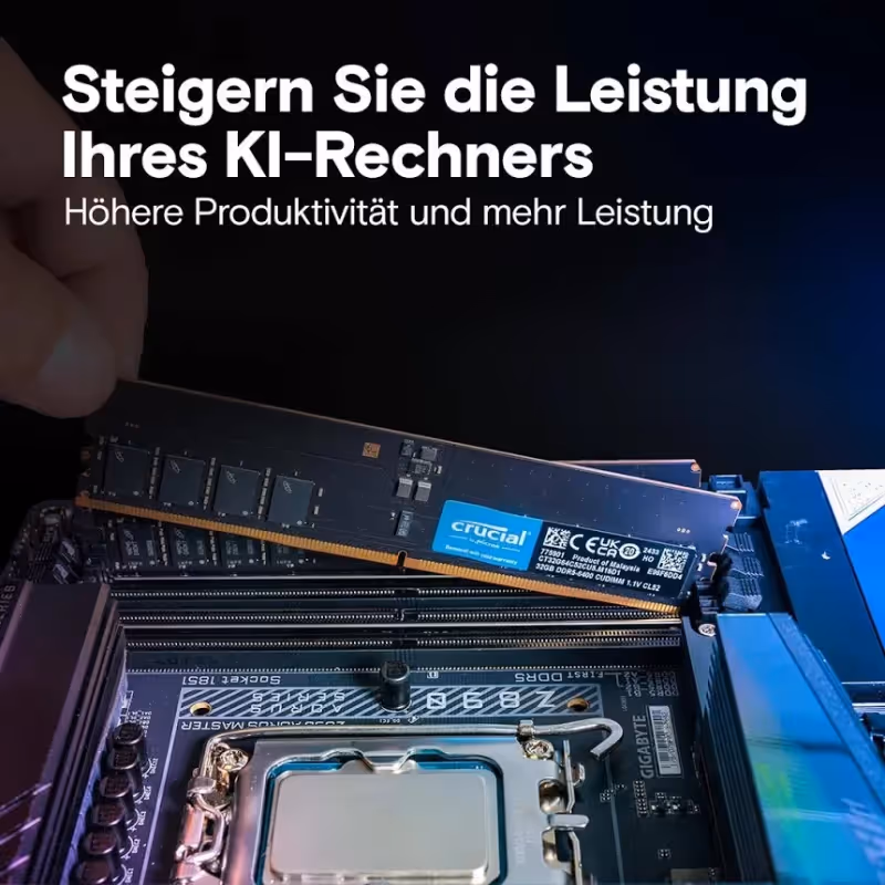 Crucial 16 Go DDR5 6400 MHz - vue 5