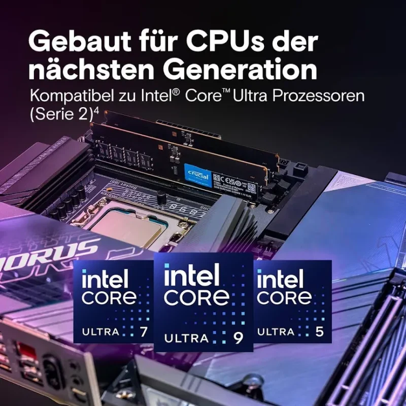 Crucial 32 Go DDR5 6400 MHz - vue 3