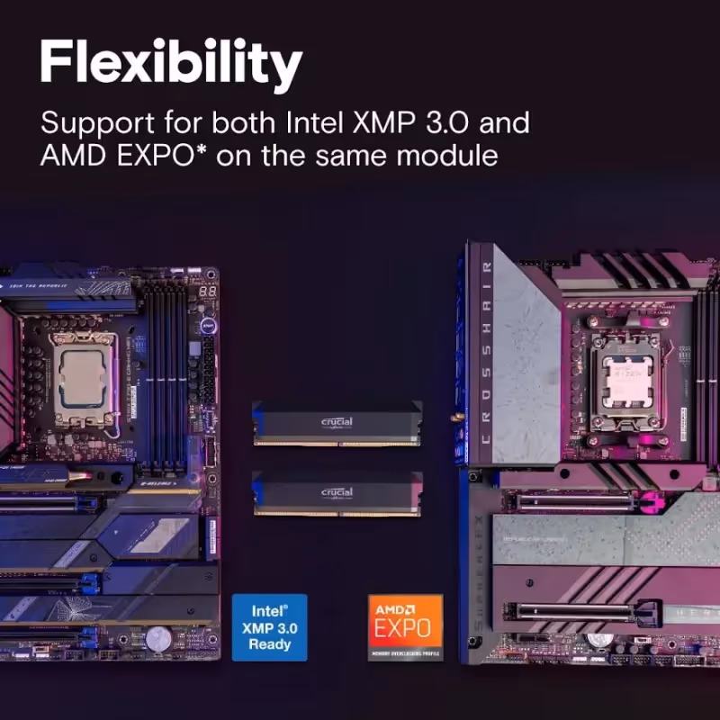 Crucial Pro 32 Go DDR5 6400 MHz - vue 5