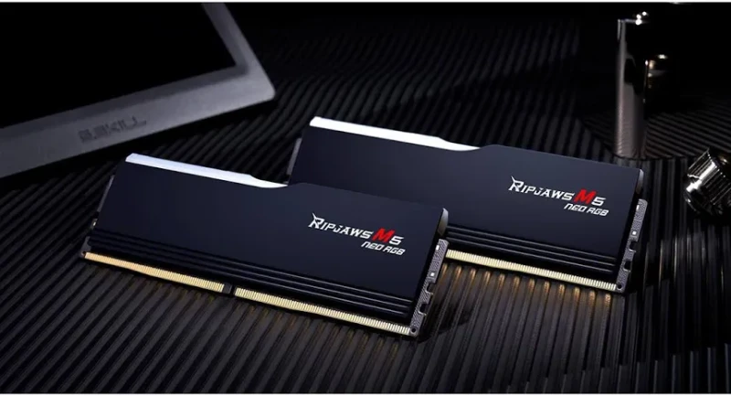 G.Skill Ripjaws M5 RGB 64 Go Kit 2x32Go DDR5 6000 MHz - vue 3
