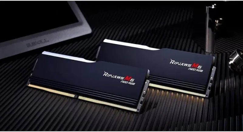 G.Skill Ripjaws M5 Neo RGB 64 Go Kit 2x32Go DDR5 6000 MHz - vue 4