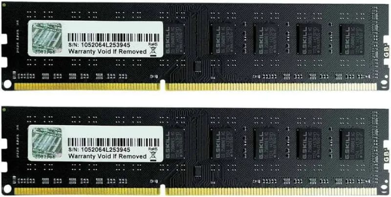 G.Skill 8 Go Kit 2x4Go DDR3 1333 MHz - vue 3