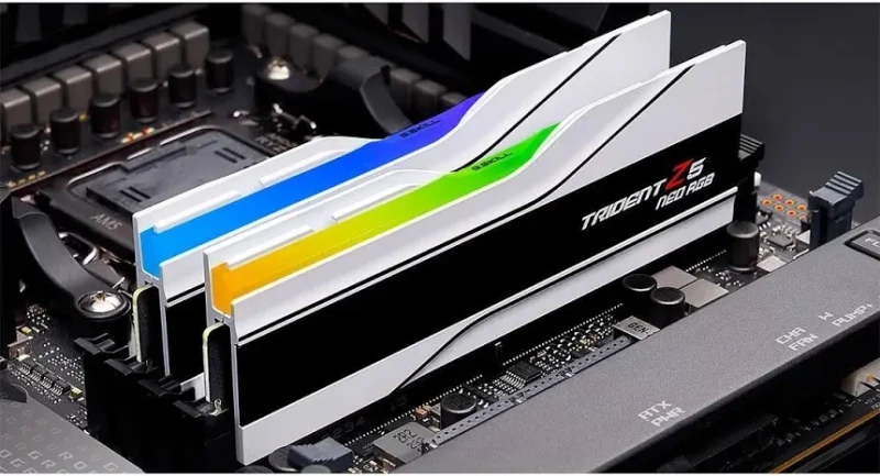 G.Skill Trident Z5 Neo RGB 32 Go Kit 2x16Go DDR5 8000 MHz - vue 4