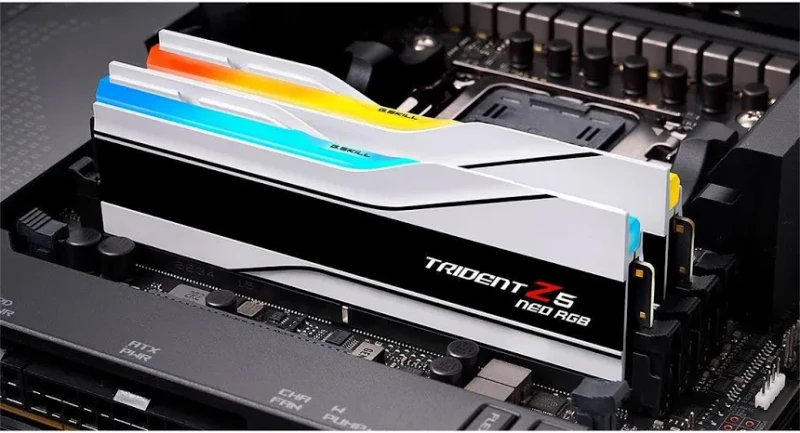 G.Skill Trident Z5 Neo RGB 32 Go Kit 2x16Go DDR5 8000 MHz - vue 5