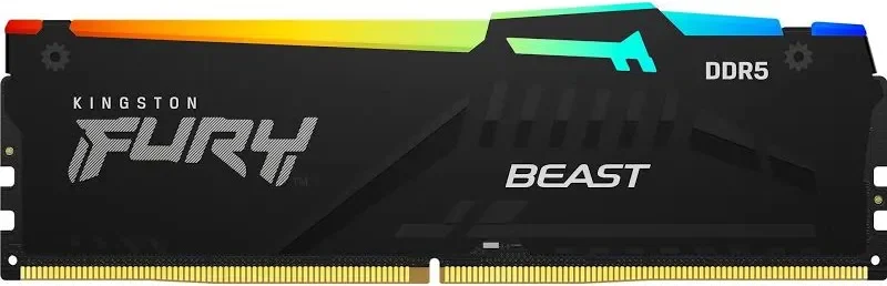 Kingston Fury Beast RGB 16 Go DDR5 5200 MHz - vue 2
